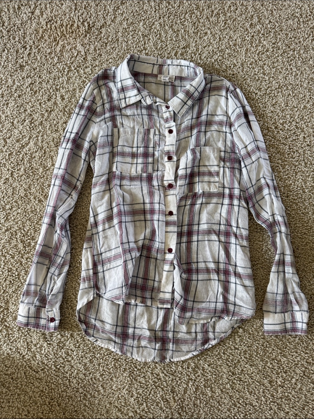 Full Tilt Plaid Button-Down Shirt